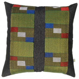Sogae Green Kente Bi-line